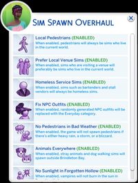 Sim Spawn Overhaul - The Sims 4 Mods - CurseForge