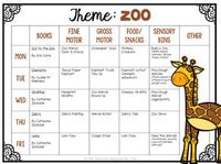 Tons of fun Zoo Animal themed activities and ideas perfect for tot school, preschool, or the kindergarten classroom.