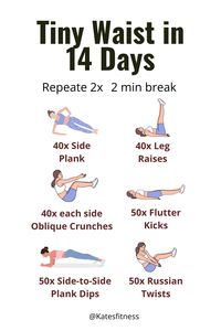 Do you want to slim your belly and get that hourglass body shape? Here is a simple abs workout routine for beginners that will help you achieve tiny waist and burn that belly fat in only 2 weeks.