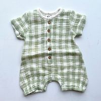 Our short bubble romper is perfect for keeping your child cool during warm summer days, allowing them to move freely and explore their world with ease. Made from soft, breathable fabric, it's gentle on sensitive skin and perfect for playtime, naps, or picnics in the park. The snap-button closures make dressing and diaper changes a breeze, while the adorable patterns and vibrant colors add a touch of whimsy to their look.Details• Made in India