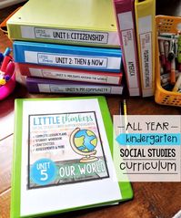 kindergarten social studies, social studies for primary