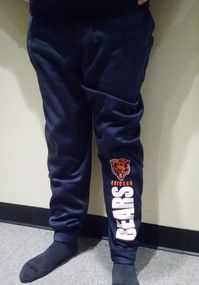 Nike Chicago Bears Mens Navy Blue Lockup Therma Pants - 17321340