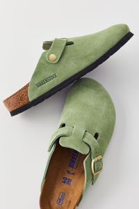 Birkenstock Boston Soft Footbed Suede Clog