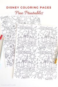 Have fun coloring on these Disney Coloring Pages.