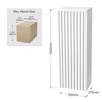 Milkcan-720WH-WH-noosa-white-parcel-pillar-letterbox-dims-1100px