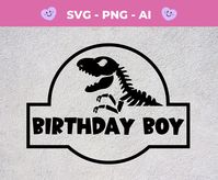 "This adorable Dinosaur Birthday Boy SVG is perfect for creating DIY party decorations for your little one's special day! Use this cute kids dinosaur clipart for making invitations, t-shirts, signs, and more.  The instant download file is compatible with Cricut machines and can be used with a variety of cutting and printing software. Make your child's birthday extra special with this unique design. Grab this design now and get creative! 💖 COUPON CODE 💖   Buy 2️⃣ get 3️⃣0️⃣٪ : BUY2GET30 Buy 3️⃣