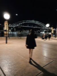 Sydney harbour at night