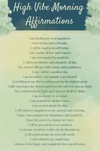 Start your day with positivity and set the tone for a good day with these powerful daily affirmations! Whether you're inspiring kids or boosting confidence in women, these quotes align with the Law of Attraction to help you attract miracles and abundance into your life. Tap into the energy of high vibes and make each morning a step closer to living your best life! 🌟  #MorningAffirmations #StartYourDay #Positivity #LawOfAttractionQuotes #DailyMiracles #WomenEmpowerment #GoodVibesOnly #KidsAffirmations