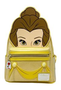 PRICES MAY VARY. Officially Licensed Disney, Retrofacts exclusive Faux leather with zipper closures, top handle, adjustable straps Womens Fashion Bag For Juniors and Women. Not intended for the use of children under 12 years Measures roughly 10" X 9" X 5" Brand new, officially licensed Disney Beauty and the Beast Belle design from Loungefly.