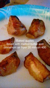 Air fryer baked apples