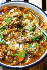 Paleo Lamb Stew - Indian Spices & Coconut Goodness (Paleo, Whole30, Gluten-free recipe)