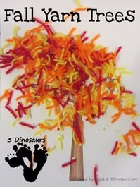 Red Leaf Yellow Leaf – Yarn Tree | 3 Dinosaurs