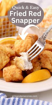 With a few simple steps, you can make a delicious dish of fried red snapper that is perfect for a weeknight dinner! This quick and easy recipe is ready in less than 15 minutes, making it a total hit for your meal planning. Try this Southern-style fried fish recipe for busy nights during the Lent season this spring!