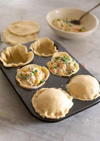 Muffin Tin Chicken Pot Pies