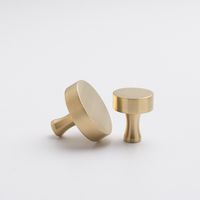 Riverwood Knob - Natural Brass | Schoolhouse