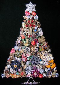 Tree from old jewelry - gorgeous