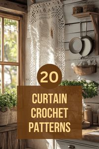 Enhance your home with beautiful crochet curtains. Our collection features a variety of patterns, perfect for adding a handmade touch to any room.