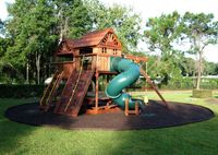 Backyard, Keep your Environment by Using Rubber Mulch at Home: Playground In Rubber Mulch