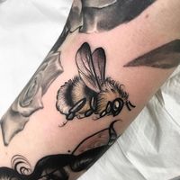 Little bumblebee tattoo