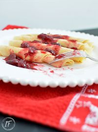 Christmas Breakfast Eggnog Crepes