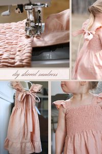 Step by step tutorial to make an adorable girls shirred sun dress. Perfect for a flower girl dress or any special occasion. No pattern needed, just some basic measurements of your daughter. Perfect for linen, quilting cotton, poplin, thrifted sheet fabric, etc.. Works with boho, cottagecore, and vintage styles.