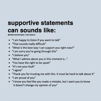 Sara Kuburic on Instagram: "Sometimes it’s hard to know what to say or how to support someone – here are some general examples ❤️ #millennialtherapist #support…"