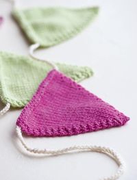 How to knit bunting