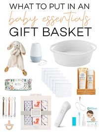 Baby Essentials Gift Basket Ideas on Love The Day