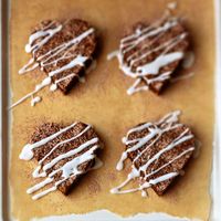 Fudge Brownie Hearts: Two kinds of chocolate are used to make these favorite dessert bars. Drizzle them with a sweet glaze or use them to make an ice cream sundae.