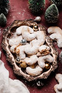 Almond Crescents are a staple Christmas cookie that are as easy to make as they are delicious! They're crunchy, but with a short texture that melts in your mouth. They have a delicate almond flavor and one recipe makes 28 to 32 cookies - perfect for gifting!