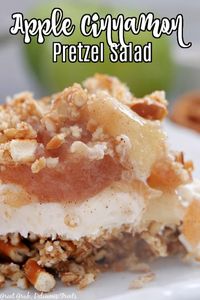 Apple Cinnamon Pretzel Salad