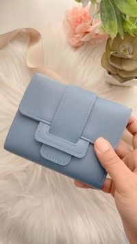 Our beautiful PU leather wallet cum card holder has space for up to 8 cards with a central money pocket for folded notes or coins. Choice of pastel colours - Salmon Pink and Zenith Blue Fits perfectly in your pocket or small bag for a busy day or a night out! A simple, classic and practical alternative to a traditional wallet. Perfect for storing ID card, cards, cash and other small items. Extremely light purse Clasp Button