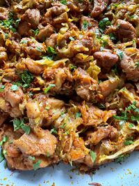 One Pan Chicken and Cabbage