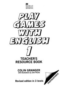 Play games with english 1 | PDF