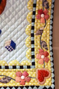 such a cute quilt border.