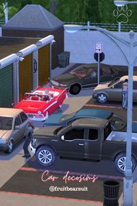 Heyhey! My dear friend requested car decosims and so... I made car decosims. Pfew, I made all the poses myself and put all my blood sweat and tears into it.