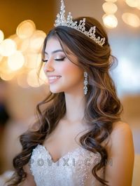 Hairstyles for Quinceanera 2024: 36 Cute Ideas with Crown, Bun, Braids for Guests, Sisters and Moms