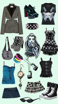 monster high girls n their closets pt. 1 #monsterhigh #frankiestein #monsterhighaesthetic #grunge #grungeaesthetic #outfitinspo #outfit #outfits #outfitinspiration #outfitideas #fitinspo