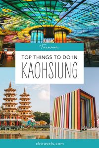 Kaohsiung, Taiwan - top things to do  #kaohsiung #taiwan #taiwanese #city #south #colourful #bright #travel #guide #top #best #sightseeing #trip #tour #itinerary #eating #drinking #temples #markets #food #instagram #photo #spots #cijin #metro #station #beautiful