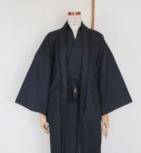 "⚠️Please check our shop announcement first ⚠️ Highly Recommended Vintage Japanese Men Kimono Item no. KM-10K ( Kimono ) KM-10H ( Haori - Jacket ) \" SOLD SEPARATELY \" Hekoobi ( men kimono belt ) and Haorihimo ( Kimono Jacket tie ) are NOT included These are men silk \" Tsumugi \" kimono and Haori. beautiful Navy Silk 100% kimono. Haori lining is also awesome! Please check pictures! ＊Basting thread is loose stitches that have been introduced to help each garment its shape prior to wearing. Thes