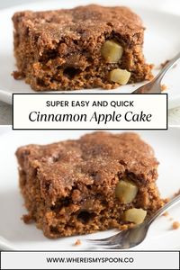 This tender brown sugar cinnamon apple cake has a crunchy, spicy, and sugary topping is easy to make and perfect for having with coffee.  

