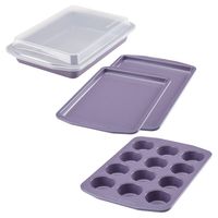 Meyerco Speckle Nonstick Steel 4 Piece Bakeware Set Lavendar