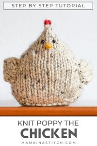 Poppy Chicken Knitting Pattern