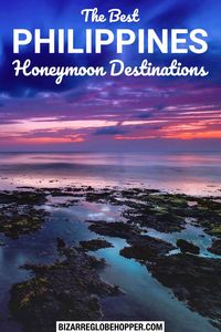 Fall in love with the beautiful Philippines honeymoon destinations! Choose from luxurious private islands, affordable beach resorts, off-the-beaten-path honeymoon destinations and mountain adventures. #Philippines #honeymoon #Asia