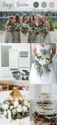 sage green wedding color ideas #wedding #weddings #weddingcolors #greenweddings #hmp #springwedding