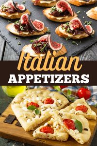 These Italian appetizers are the perfect way to start a meal! From bruschetta to meatballs, everyone will gobble up these delicious Italian finger foods.