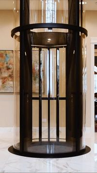 At home in the classics. The Savaria Vuelift Round panoramic home elevator echoes the sweeping architecture of heritage, neo-classical and art deco architecture while adding the latest mod con. Learn more at https://vuelift.com/﻿