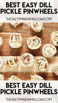 Dill Pickle Pinwheels feature smooth cream cheese that’s loaded with ranch and garlicky flavor, cheese, bacon and plenty of pickles. Perfect for parties, picnics, and everything in between!