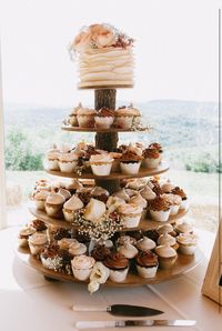 Dont compromise with a cardboard, plastic or fiberboard cupcake stand for your wedding or special event. This is your special day; make it beautiful with one of our premium real wood cupcake stands. We are offering a five-tiered cupcake / donut stand for your wedding or special event. It