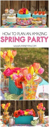 Tips to plan the most amazing spring party, love all of the these gorgeous spring party ideas! #spon